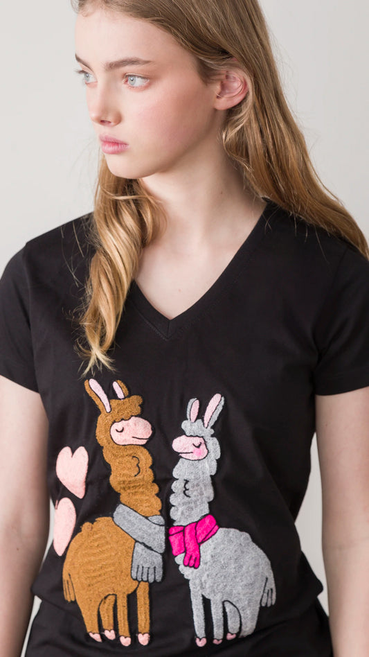 Llamitas enamoradas